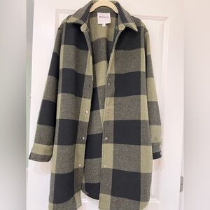 Eldridge Buffalo Check Shacket from Revolve